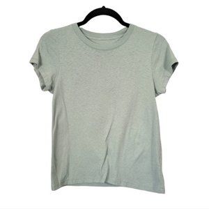 Everlane | 100% Cotton Crew Neck Short Sleeve Pastel Sage Green Tee Shirt